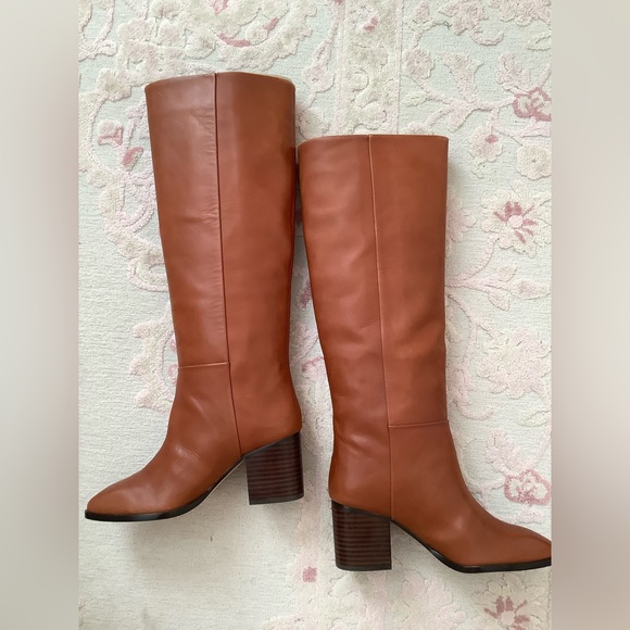 Sadie knee-high boots in leather - Picture 3 of 5